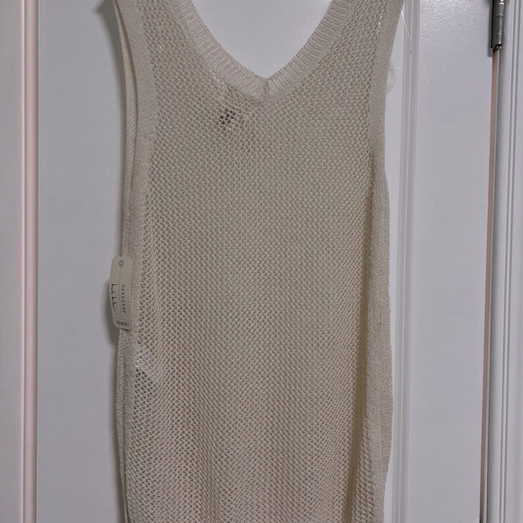 Atelier Nicole Miller Knitted Long Vest Sleeveless Top - Picture 3 of 4